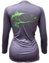Women's V-neck Snook Performance Shirt - KnottyTails